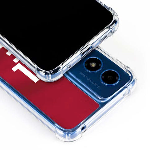 University of Alabama Roll Tide Roll Moto G 5G (2024) Clear Case